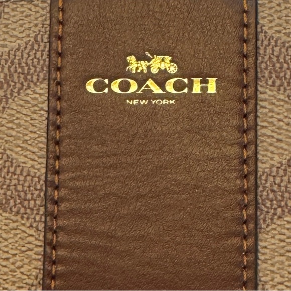 Coach Brown Wristlet - Picture 5 of 6